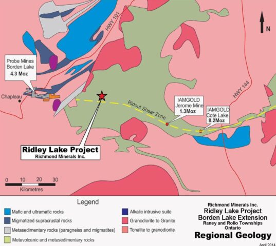Ridley Lake Gold Project - Richmondminerals